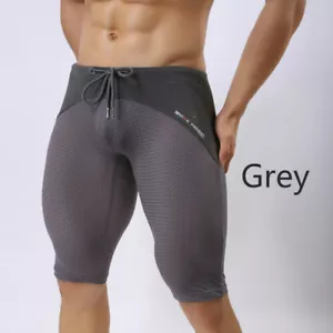 Men Swim Jammers Quick Dry Swimming Shorts Long Swimmers Swimwear Trunks Slim - Bild 1 von 16