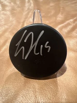 Disco autografiado firmado por Travis Zajac New Jersey Devils Foto 1 de 2