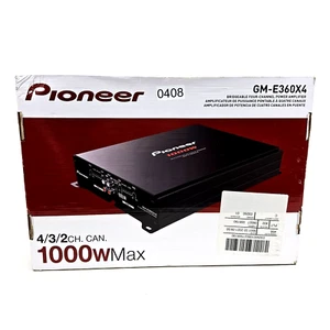 Pioneer GM-E360X4 1000W Amplificatore Auto Collegabile 4 Canali Potenza Max 1000 - Foto 1 di 10