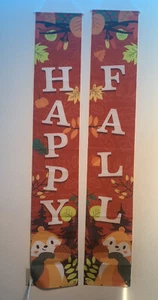 Banners colgantes de otoño pancartas de porche de feliz otoño pancartas de puertas. 6 pies X 1 pies - Imagen 1 de 1