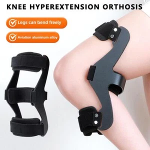 Knee Brace - For Knee Hyperextension, Adjustable & Lightweight T4D9 - Picture 1 of 18