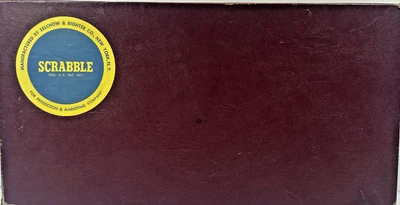 Vintage 1953 S&R Edition Board Game of Scrabble Selchow & Righter Co. Complete - Image 1 of 4