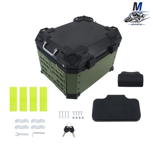 Estuche superior para moto con caja de almacenamiento de maletero para moto resistente al agua 45L - Imagen 1 de 13