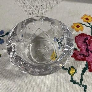 EXCELENTE ESTADO Simon Pearce Pequeño Cristal Love Your Brain Bowl con “KP” Interior - Imagen 1 de 5