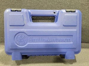 OEM Smith & Wesson Blue Plastic Pistol Case with Foam – Factory - Original OEM - Picture 1 of 10