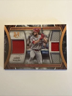 2022 Topps Museum Collection Jared Walsh Quad Jersey Relic Patch #'d /75 Angels - Image 1 of 4