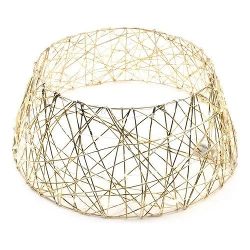 Mercury Copri base albero Natale (68cm) CHRISTMAS Con luci Oro 58379