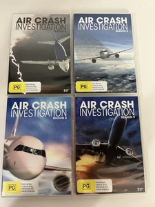 Air Crash Investigation: Season 4, 6, 8 & 9 Bundle (DVD Region All) MINT DISCS - Picture 1 of 3