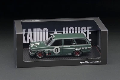 Ignition model WEB Limited 1 18 Datsun Bluebird (510) Wagon Green Event ver. (Wo - Image 1 of 4