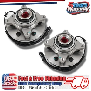 Front Wheel Hub & Bearing Driver + Passenger Sides For Ford Expedition 2003-2006 - Picture 1 of 13