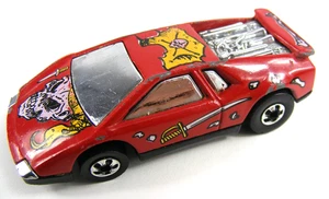 Mattel Hot Wheels 1990 "Road Pirate" máquinas de tatuaje coche fundido a presión 1:64 - Imagen 1 de 6