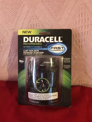 VEHÍCULO DURACELL PORTAVASOS CENTRAL ELÉCTRICA MODELO PRO753 PUERTOS DUALES 12V Y USB Foto 1 de 4