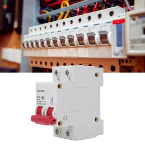 New Miniature Mini Circuit Breaker DC MCB Din Rail 2 Pole Air Switch 63Amp 250v - Picture 1 of 8