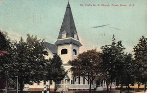 AK St. Paul's M.E. Church Ocean Grove New Jersey Divided Back A2 - Bild 1 von 2