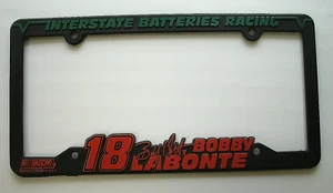 Vintage Nascar #18 Bobby Labonte License Plate Frame Bracket Holder Plastic - Picture 1 of 7
