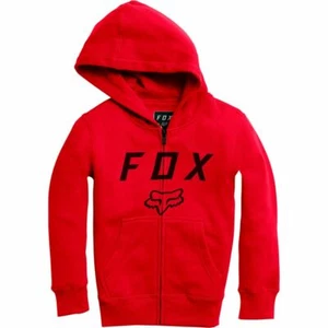 Fox Kids Legacy Moth Zip Fleece Hoodie Jacket Size S (122) - Picture 1 of 2