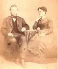Greensville Ohio Cdv Photo Hoop Skirt Husband Wife Full Length Ej Price 1860S C9