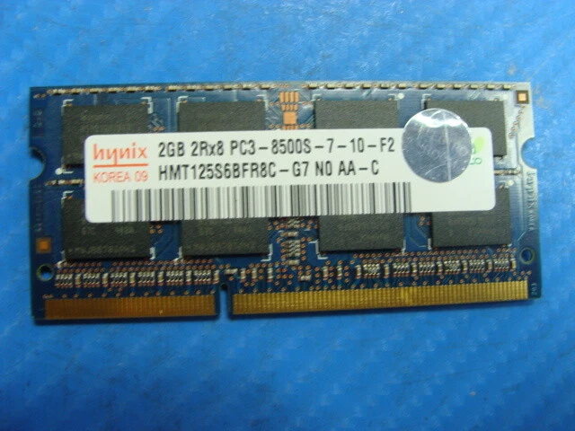 Asus G73JH-RBBX09 Hynix 2GB SO-DIMM Memory RAM PC3-8500S HMT125S6BFR8C-G7 - Image 1 of 2