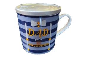 Tazza e sottobicchiere papà 12 oz - PAPÀ SEI IL MIO PREFERITO - regalo di Natale papà - Foto 1 di 2