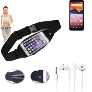 For ZTE Avid 579 Jogging case + EARPHONES beltbag belt bag sportsbag running wit - Zdjęcie 1 z 5