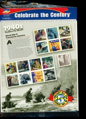 Celebrate the Century Stamps 1940's - Image 1 of 2