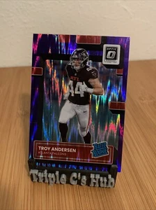 2022 Donruss Optic Troy Anderson Rated Rookie Purple Shock #273 Falcons RC - Bild 1 von 4