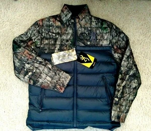 NWT ~ Browning Full Zip A-Tacs Camo Jacket ~ NEW Men's $199 Sizes M and 2XL - Picture 1 of 8