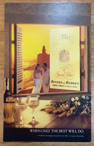 Vintage Benson and Hedges Print Advertisement - Picture 1 of 1