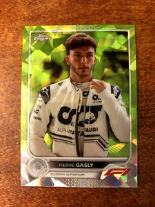 Formula 1 Topps chrome sapphire chartreuse Pierre Gasly, #45, 68/199 - Picture 1 of 2