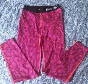 Nike Pro warme Dri-FIT große Kinder Mädchen Größe XL rosa Trainingsleggings - Bild 1 von 4