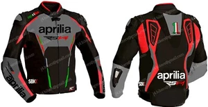 New Aprilia Motorrad Racing Biker Leather Jacket, MotoGP biker leather jacket. - Picture 1 of 3
