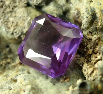 Increíble piedra preciosa suelta esmeralda natural de 22 quilates zafiro bicolor certificado Foto 1 de 4