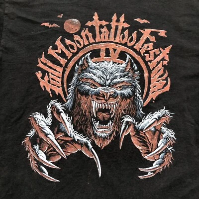 Full Moon тату фестиваль 4 и ужасов конвенции графический футболка / Топ марта 2005 - Изображение 1 из 4