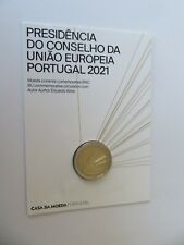PORTUGAL-2 € Coincard  2021 Presidence du Conseil de UE  BU  (5 000 ex.)   CPS