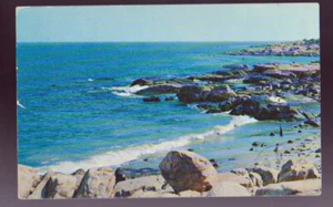Cartolina MAINE ME Scena lungo le rive rocciose - Foto 1 di 2