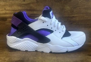 Nike Huarache Turnschuhe Damen weiß/lila Gr. UK 5-6 #REF82 - Bild 1 von 7