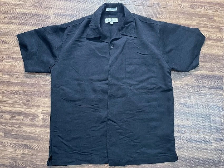 Eighty Eight Short Sleeve Button Up Shirt Black Men's Size S Small - Image 1 of 3