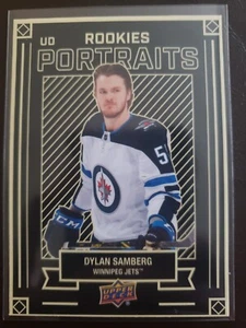 2022-23 Dylan Samberg UD Portraits Rookie Upper Deck Series 2 Hockey Winnipeg... - Picture 1 of 2