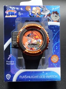 Accutime "Space Jam" w/ Bugs Bunny & Friends" Flashlight LCD Digital Watch New - Picture 1 of 24