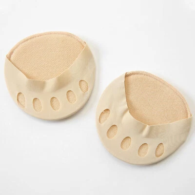 5 pares de calcetines con almohadilla para los dedos de los pies No Show Toe Forro Cubiertas Calcetines metatarsianos Foto 1 de 3