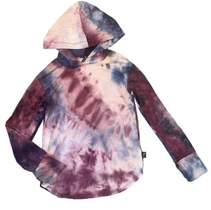 Pixie Lane Girls Tie Dye Simply Soft Thumb hole Pullover Hoodie Top Size 6 - Picture 1 of 4