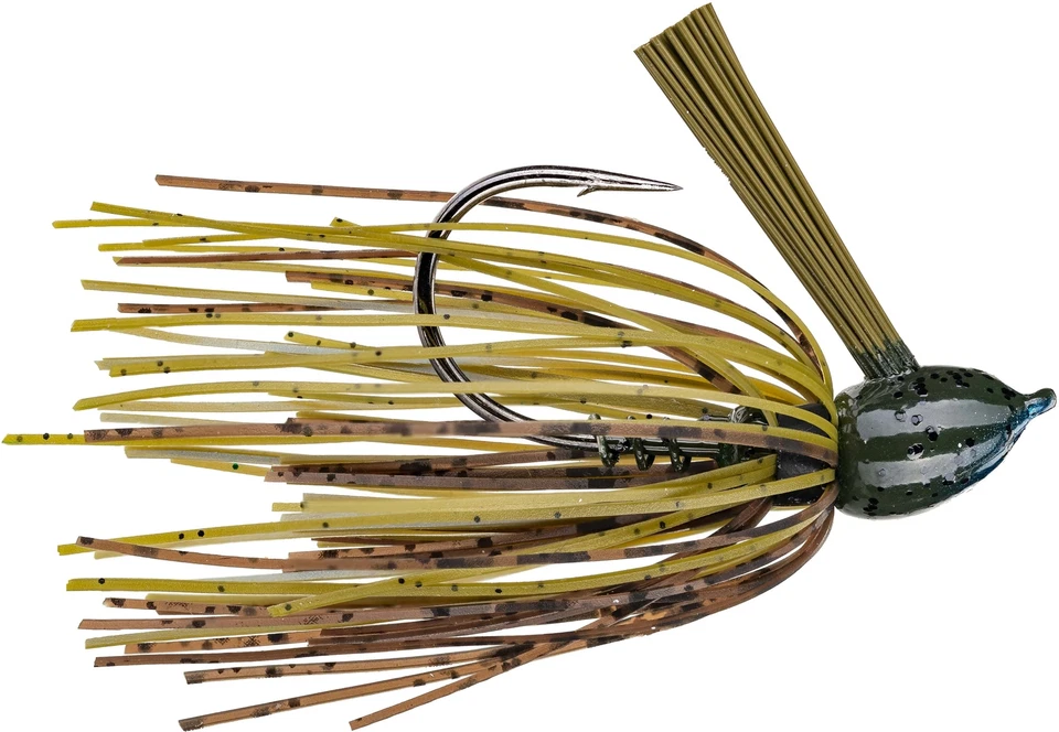 Plantilla abatible Strike King Hack Attack Fluoro 3/8, 1/2 o 3/4 oz. Plantilla de bajo compacta Foto 1 de 1