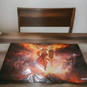 Red Angel-MTG Playmat TCG CCG Card Game Play Mat Mouse Pad - Picture 1 of 5