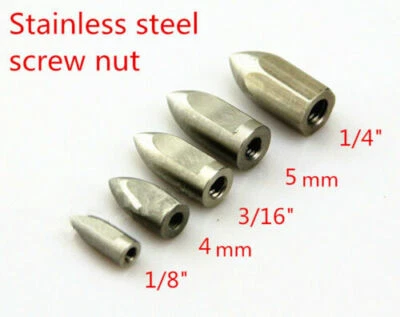 1pc high quality Stainless steel prop nut for 1/8" 4mm 3/16" 5mm 1/4" Rc boat - Image 1 of 4