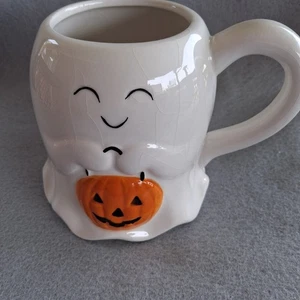 GHOST Halloween Spooky Fall October Summerween Used Coffee Mug Gift - Picture 1 of 9