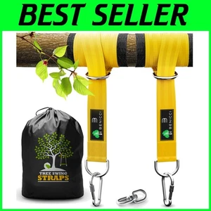 Safe and Strong Tree Swing Kit - Includes 2 Heavy-Duty Straps & Protection Pads - Picture 1 of 9