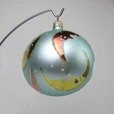 Christopher Radko 1992 Media Luna Adorno de Navidad 4" Foto 1 de 4