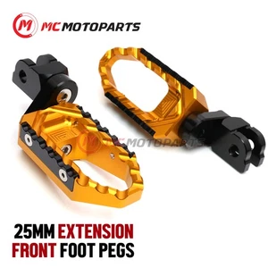 Para Ducati SuperSport 800 Todo el Año 1 pulgada Frontal Bajadora Ancha Pies Piloto - Imagen 1 de 9