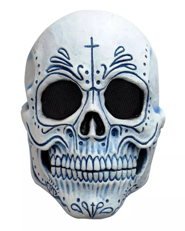 Mexikanische Dia de los Muertos Totenkopf Maske - Bild 1 von 1