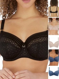 Freya Viva Spitzen BH Seitenstütze Bügel BH Vollschale Spitze Stretch Dessous - Bild 1 von 21